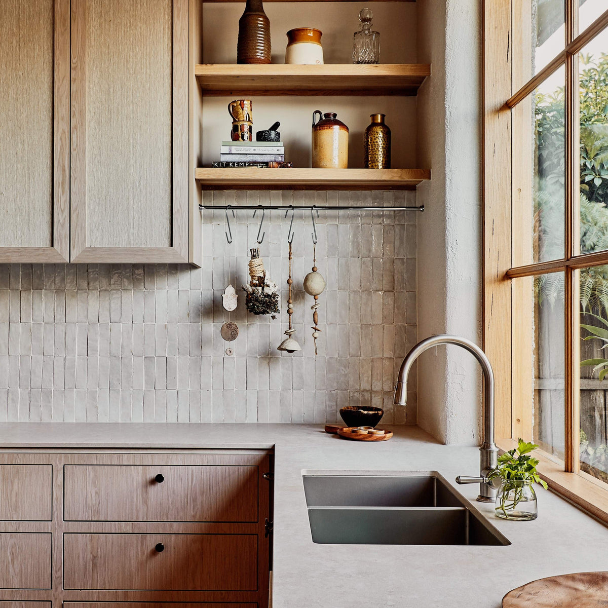 Moroccan Zellige Thin Bejmat Snow by Tiles of Ezra