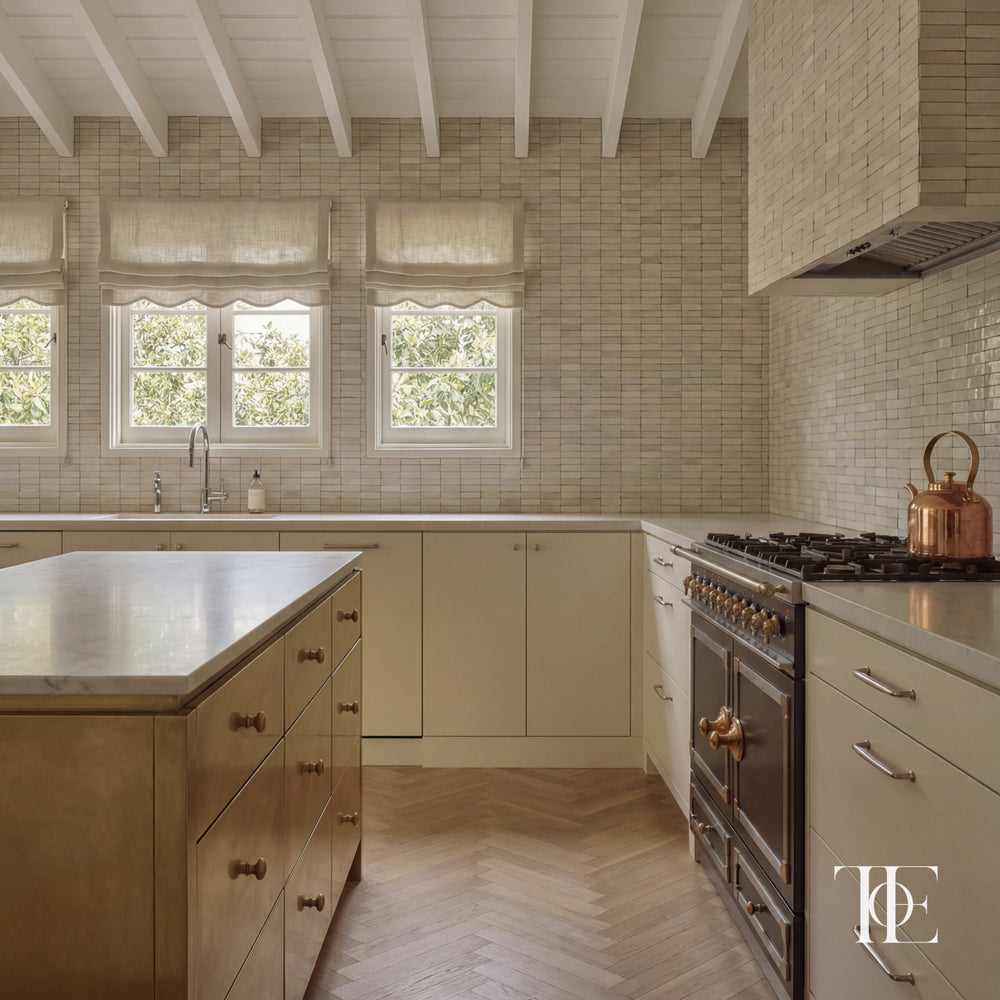 Tierra Kit Kat Cream by Tiles of Ezra