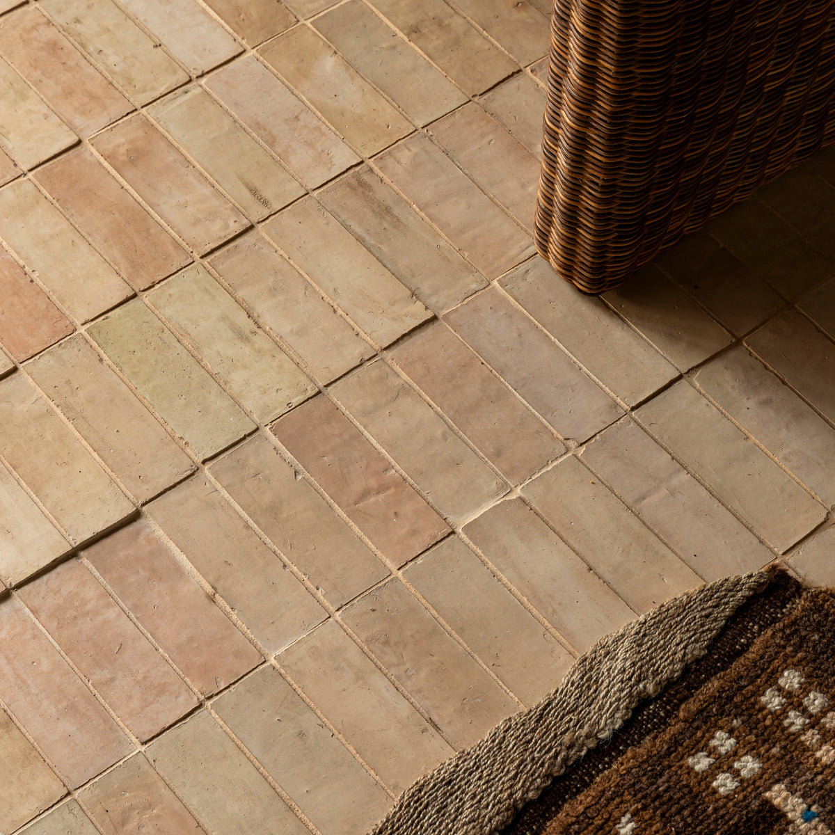 Moroccan Zellige Thin Bejmat Clay by Tiles of Ezra