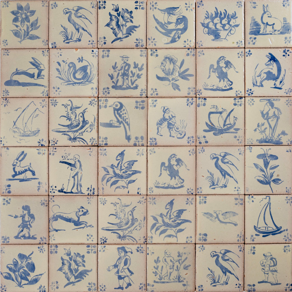 Amano Antiguo Azul by Tiles of Ezra