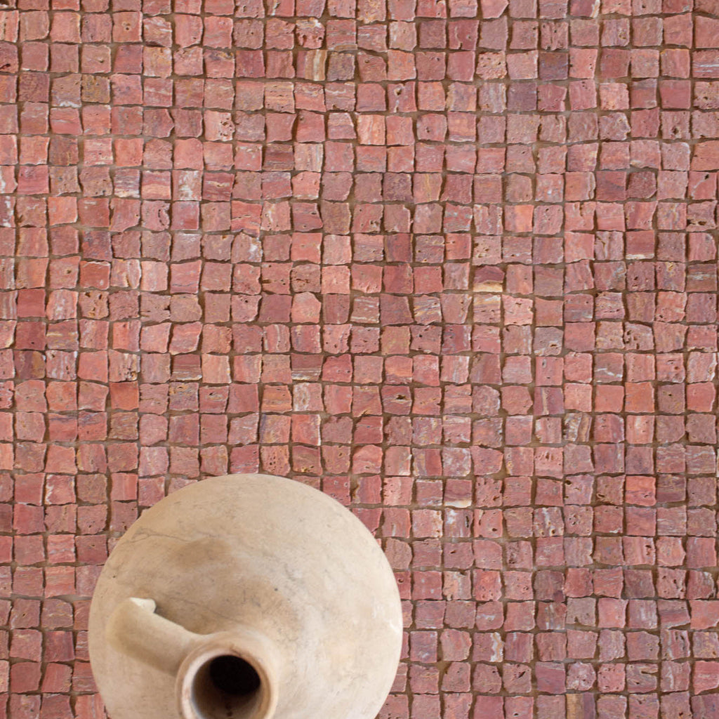 Dunya Stone 0001 Coral by Tiles of Ezra