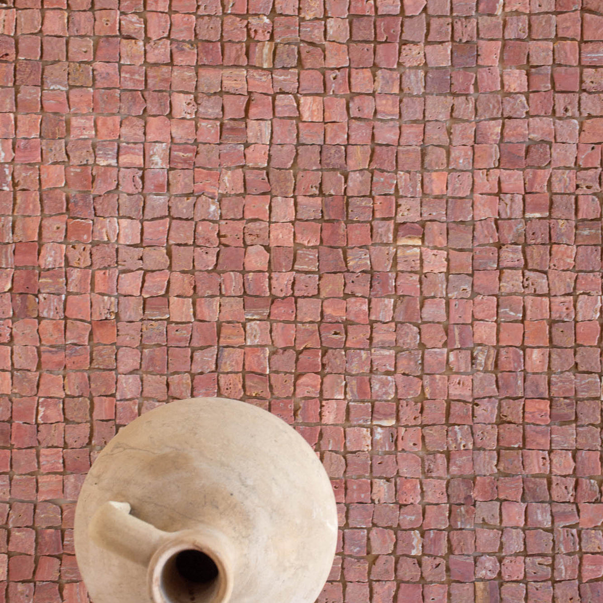 Dunya Stone 0001 Coral by Tiles of Ezra