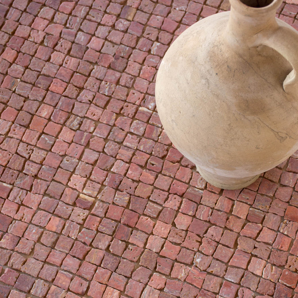 Dunya Stone 0001 Coral by Tiles of Ezra