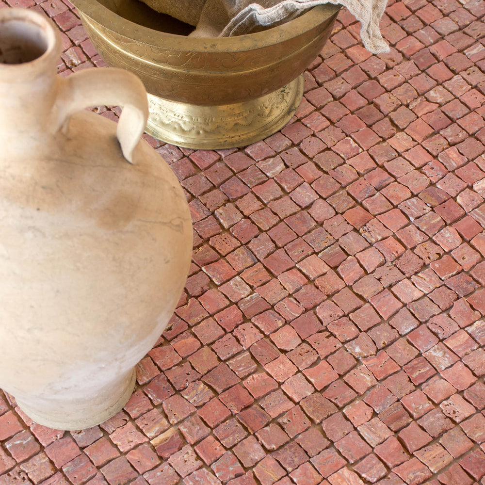 Dunya Stone 0001 Coral by Tiles of Ezra