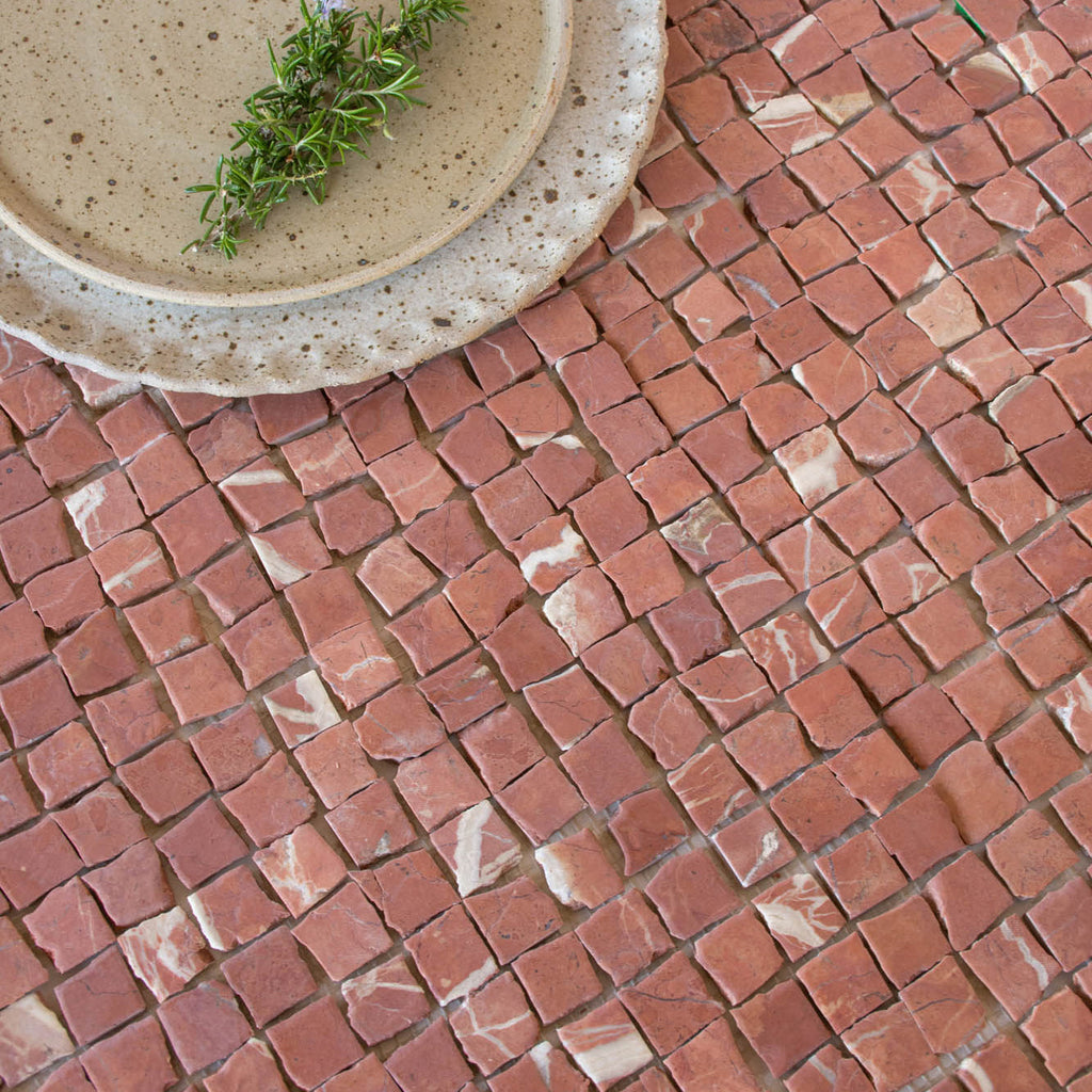 Dunya Stone 0001 Pearl by Tiles of Ezra
