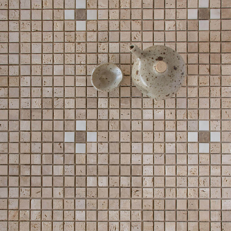 Dunya Stone 0008 Petalo by Tiles of Ezra