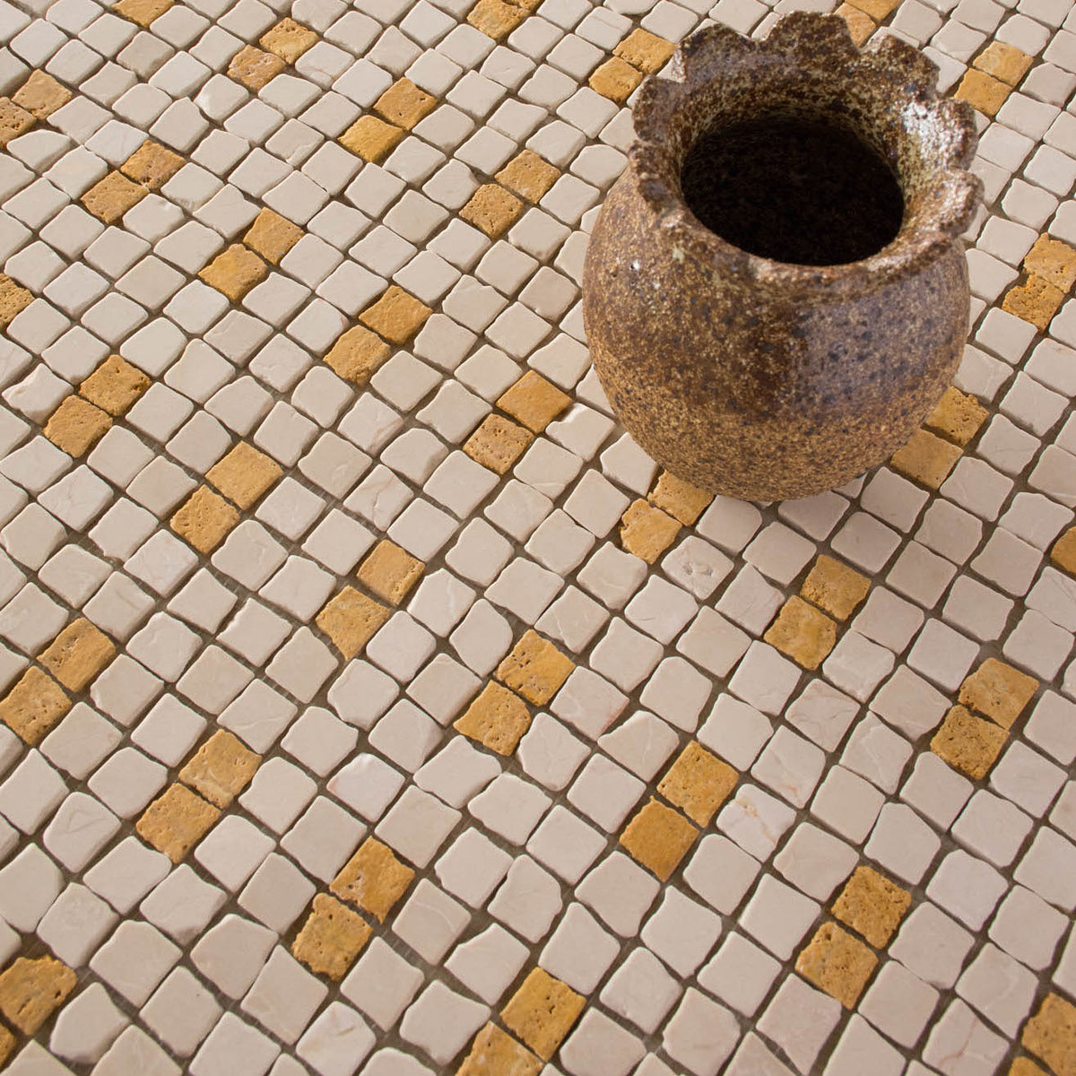 Dunya Stone 0010 Ocre by Tiles of Ezra