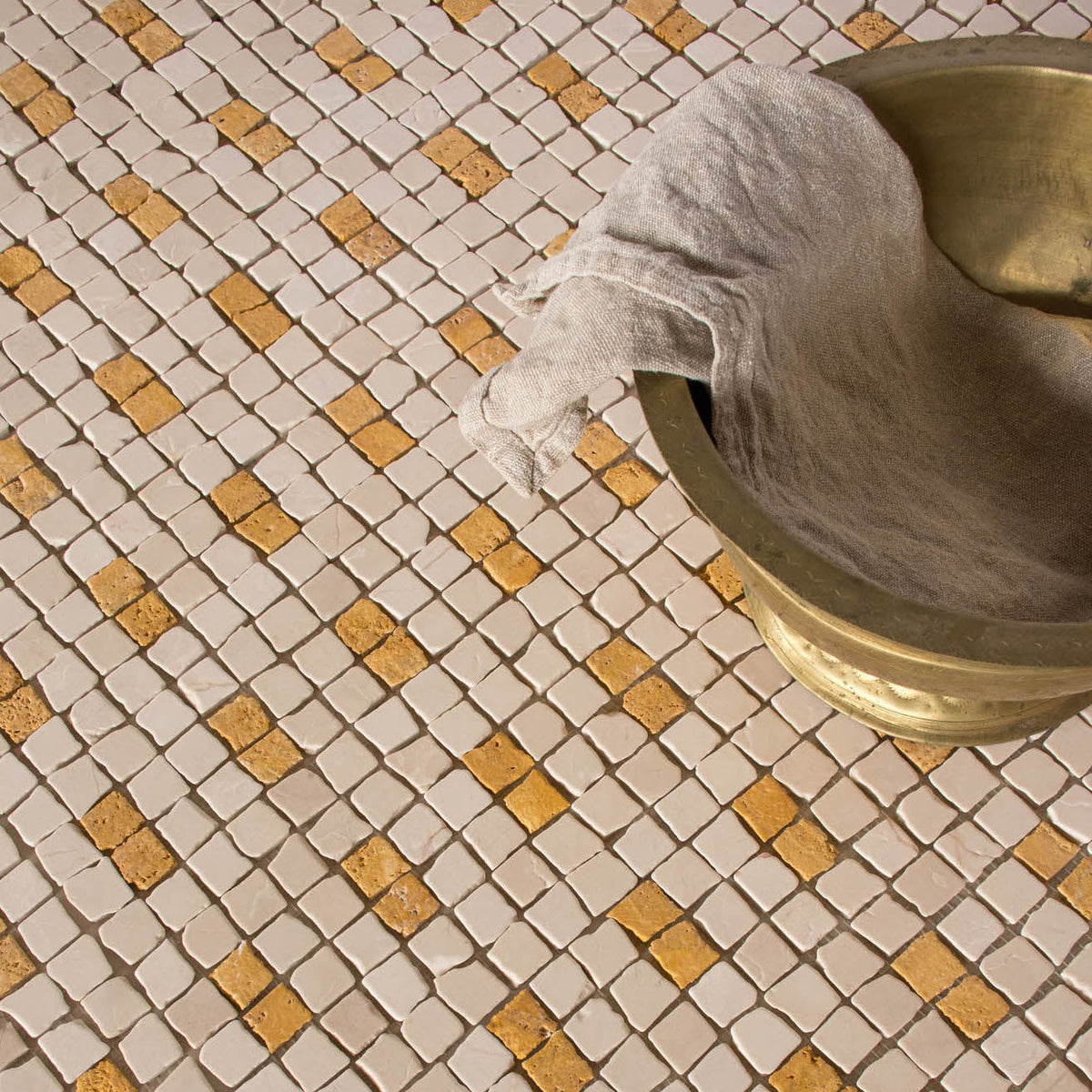 Dunya Stone 0010 Ocre by Tiles of Ezra