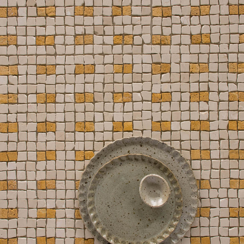 Dunya Stone 0010 Ocre by Tiles of Ezra