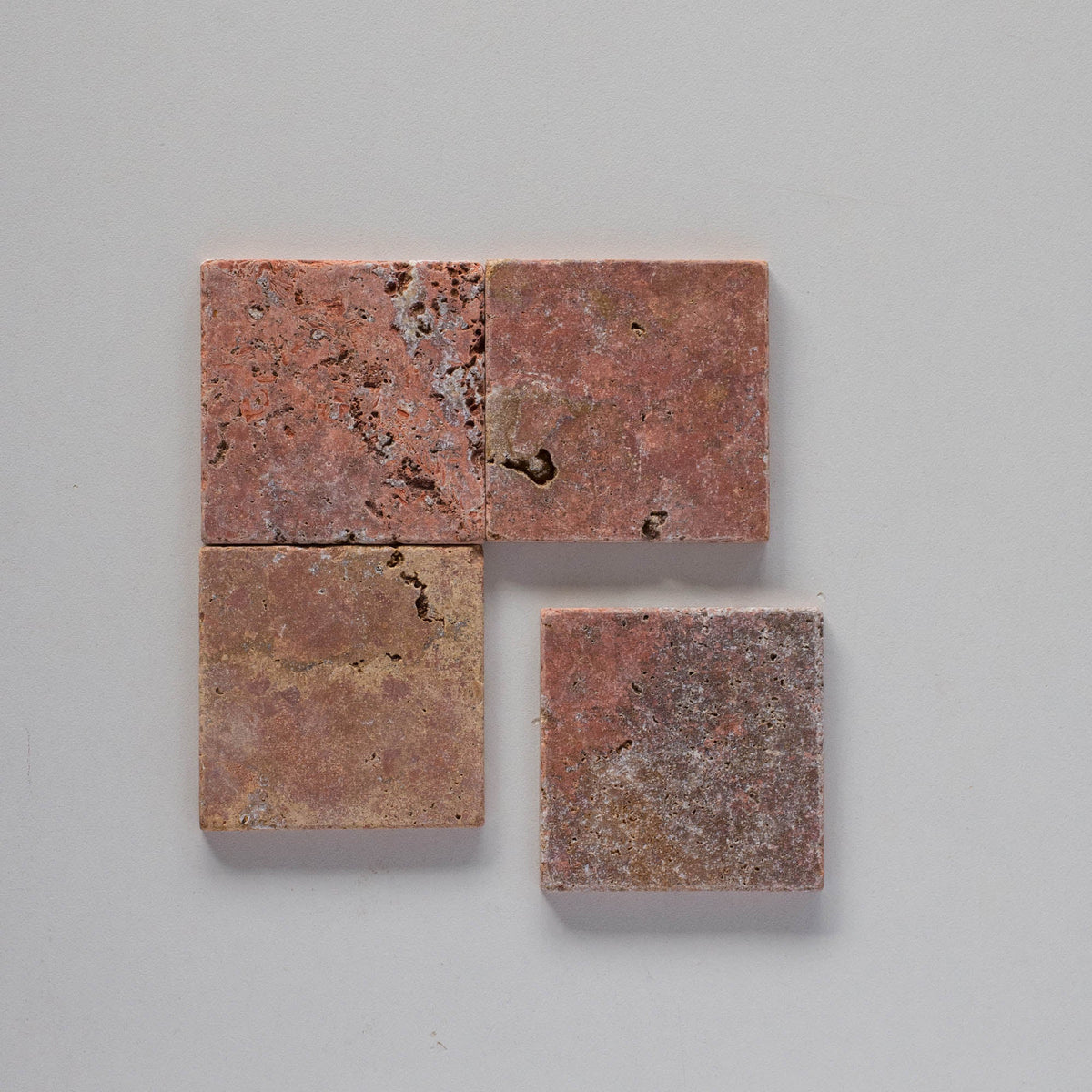 Dunya Stone Square Coral by Tiles of Ezra