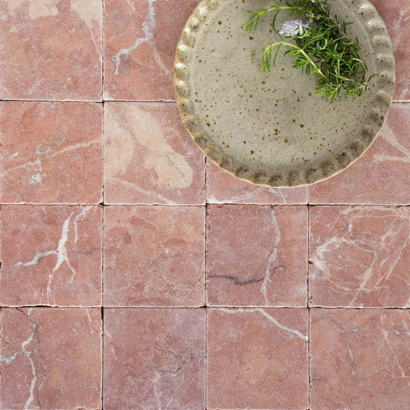 Dunya Stone Square Pearl by Tiles of Ezra