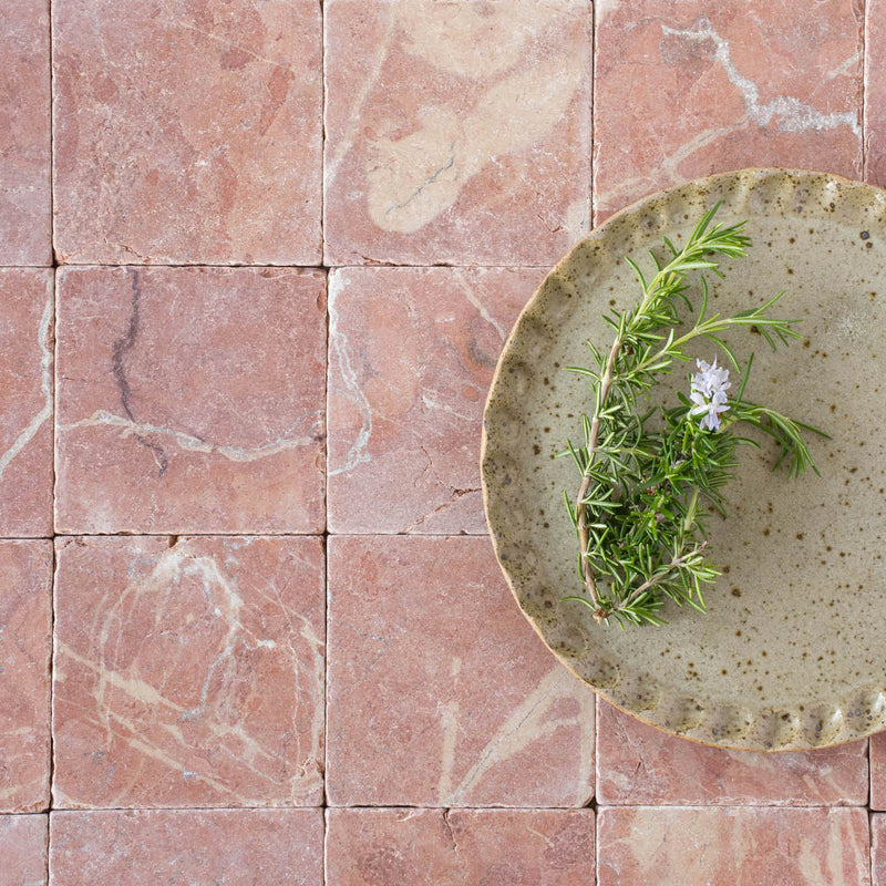 Dunya Stone Square Pearl by Tiles of Ezra