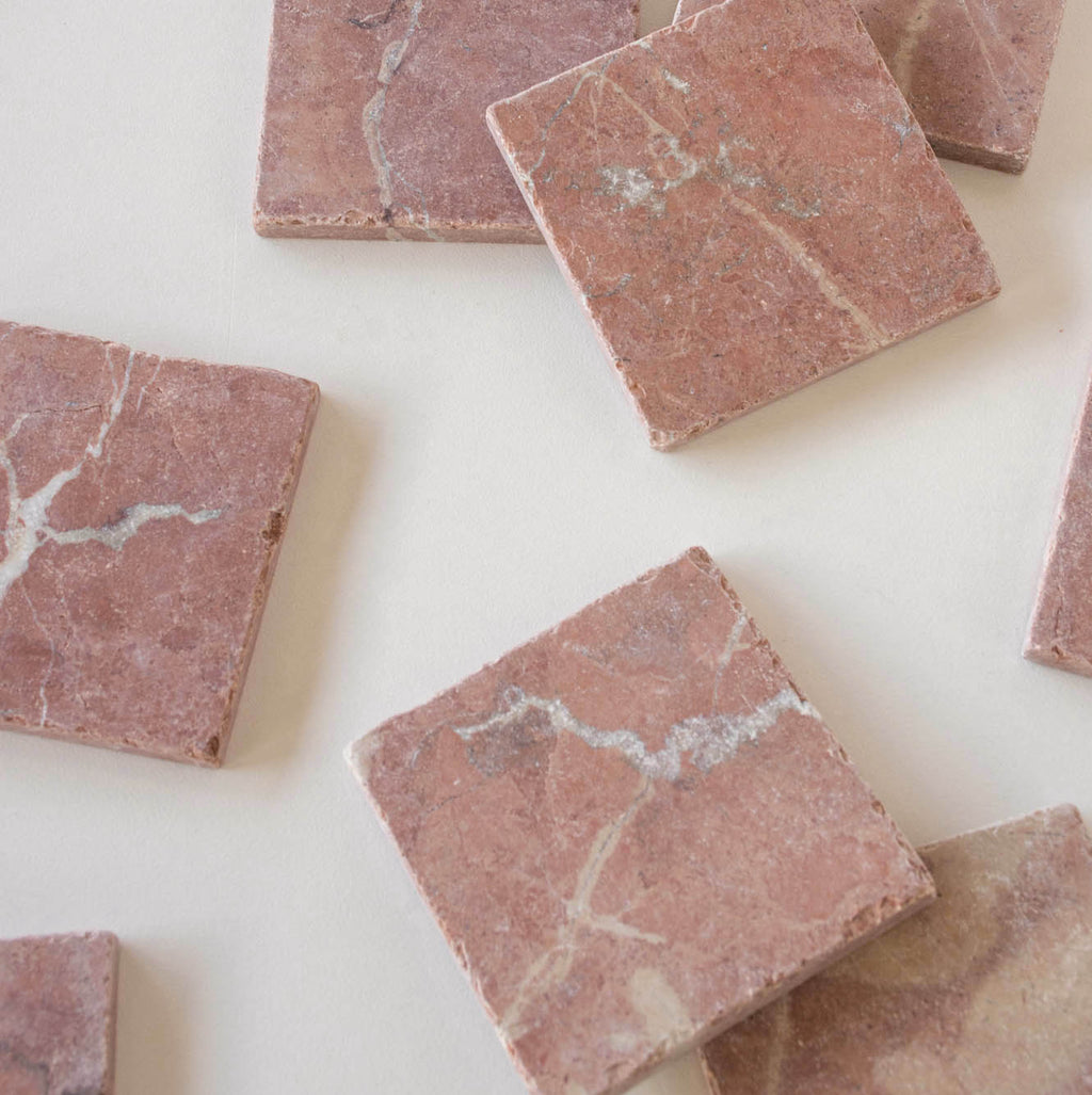 Dunya Stone Square Pearl by Tiles of Ezra