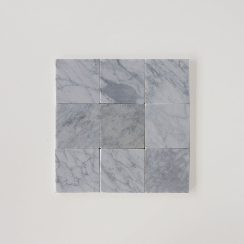 Dunya Stone Square Seashell by Tiles of Ezra
