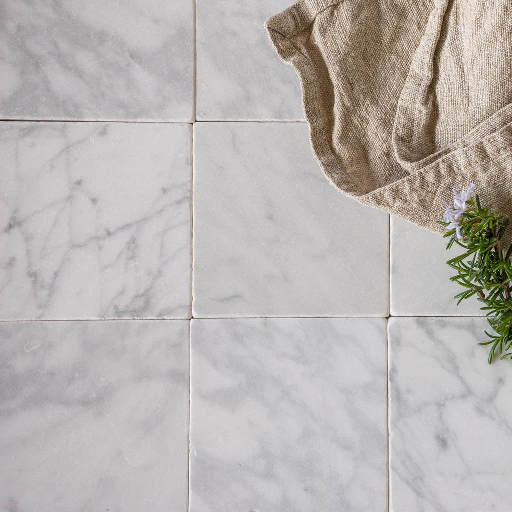 Dunya Stone Square Seashell by Tiles of Ezra