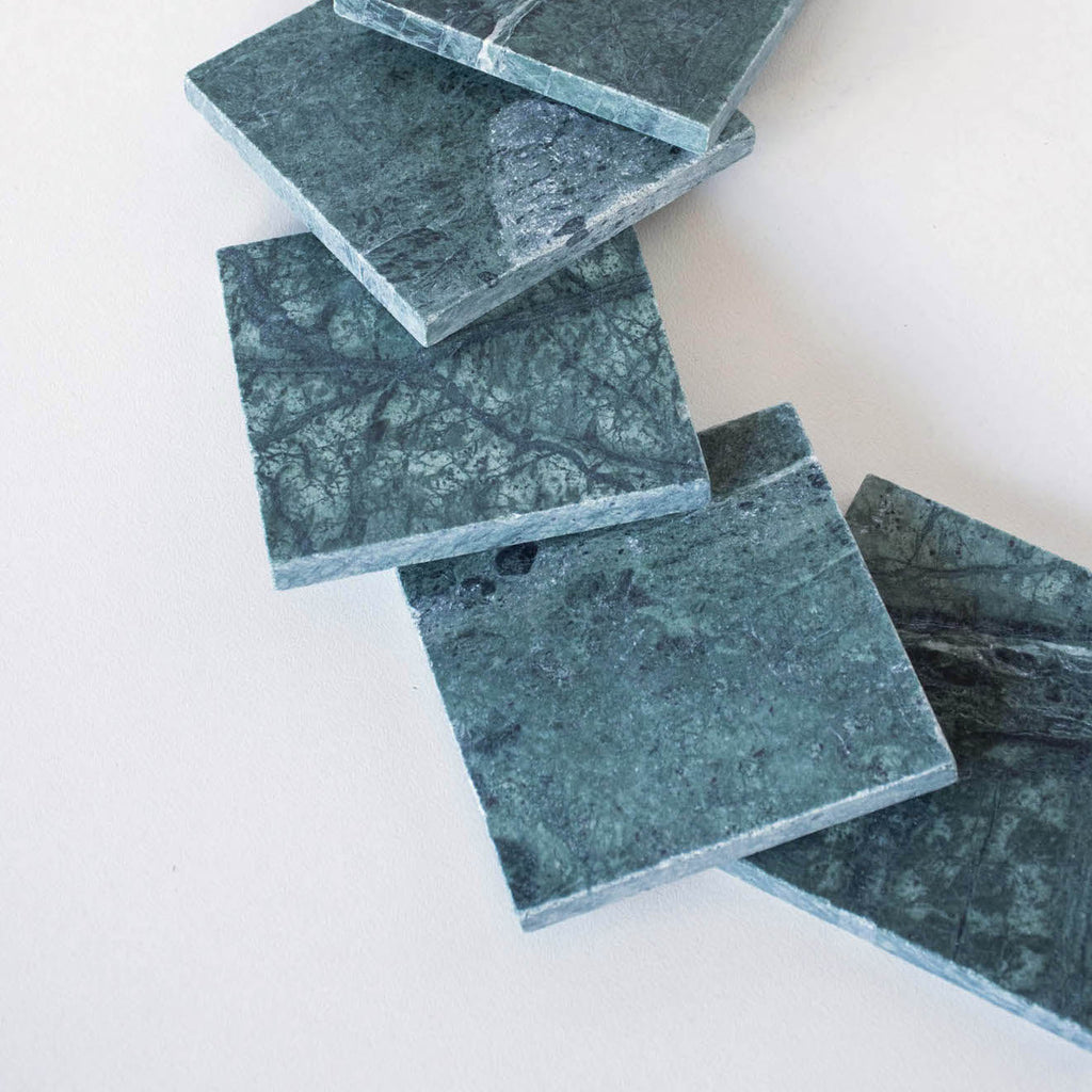 Dunya Stone Square Seaweed by Tiles of Ezra