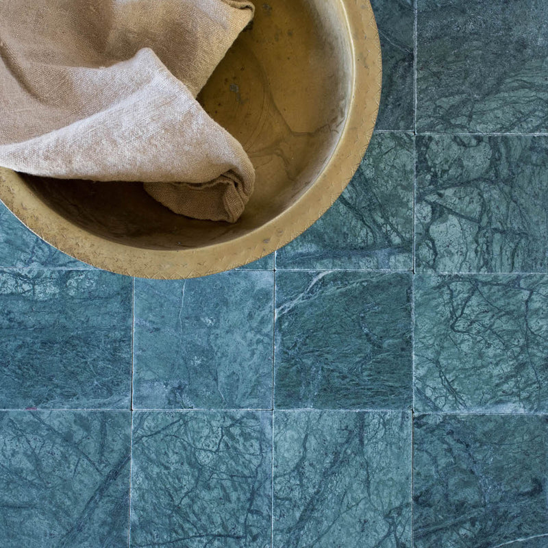 Dunya Stone Square Seaweed by Tiles of Ezra