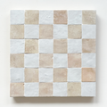 Moroccan Zellige Liston Mosaic Snow + Clay by Tiles of Ezra