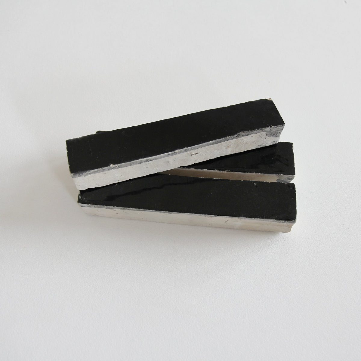 Moroccan Zellige Skinny Bejmat Black by Tiles of Ezra