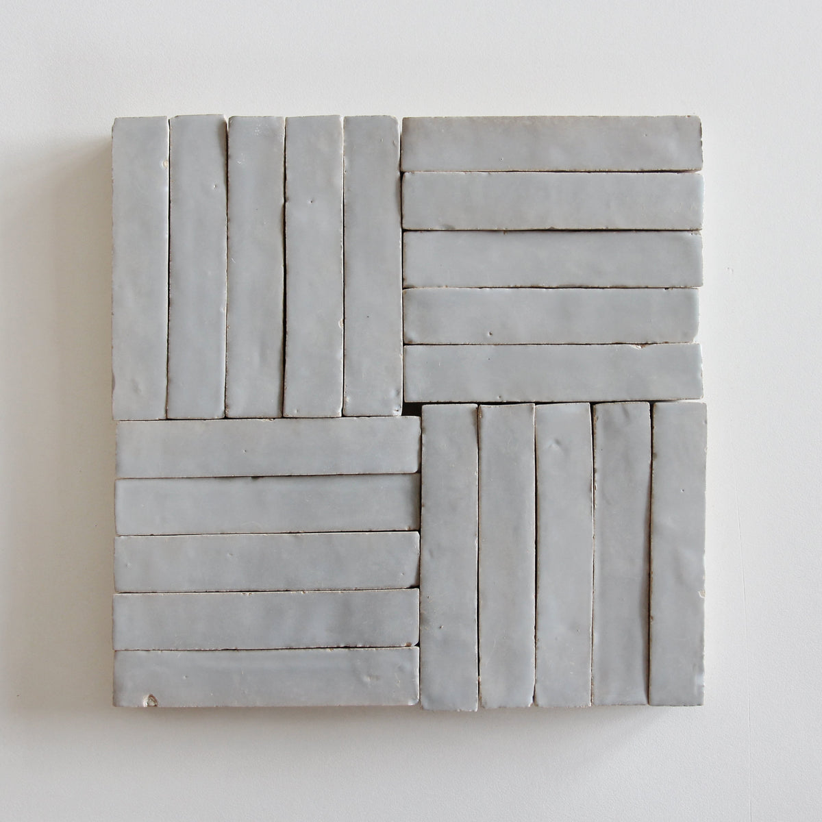 Moroccan Zellige Skinny Bejmat Duck Egg Blue by Tiles of Ezra