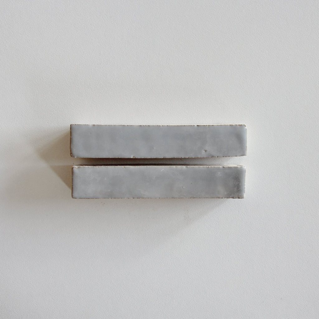 Moroccan Zellige Skinny Bejmat Duck Egg Blue by Tiles of Ezra