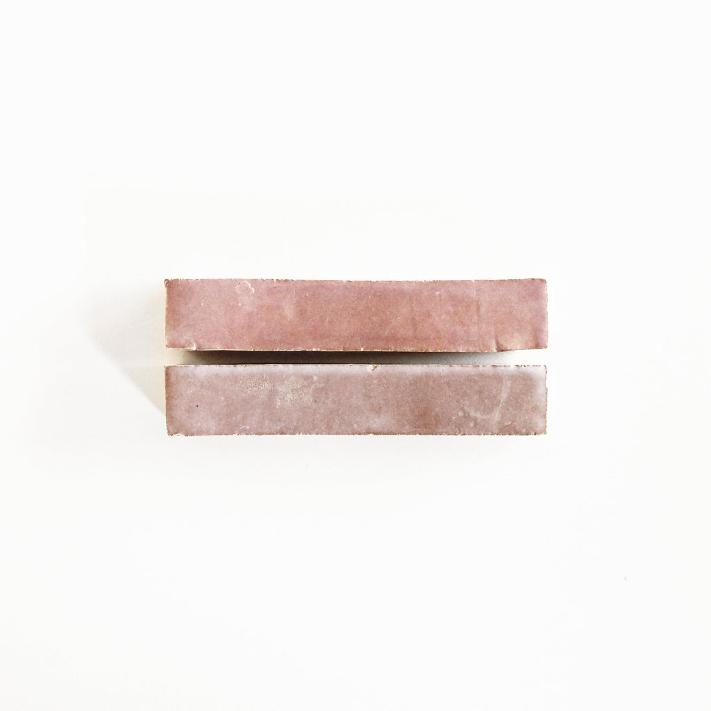 Moroccan Zellige Skinny Bejmat Moroccan Pink by Tiles of Ezra