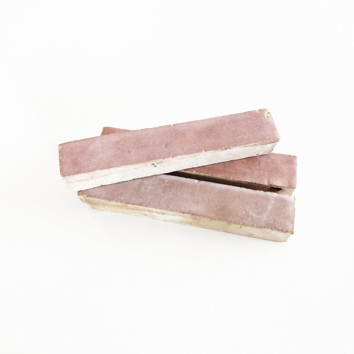 Moroccan Zellige Skinny Bejmat Moroccan Pink by Tiles of Ezra