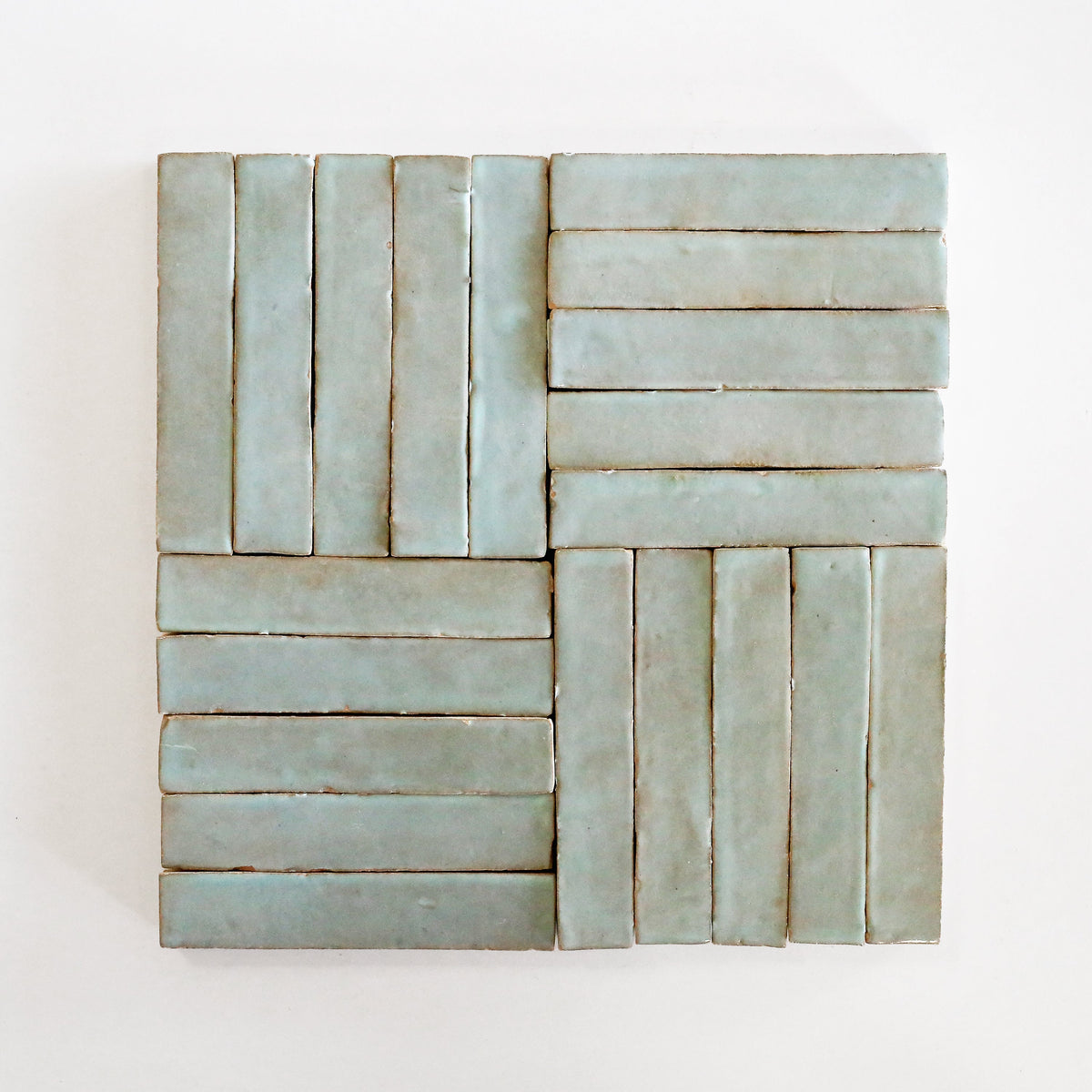 Moroccan Zellige Skinny Bejmat Moss by Tiles of Ezra