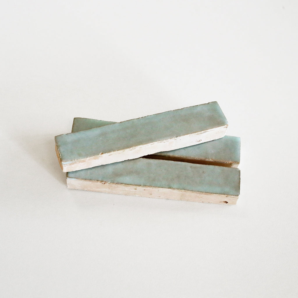 Moroccan Zellige Skinny Bejmat Moss by Tiles of Ezra