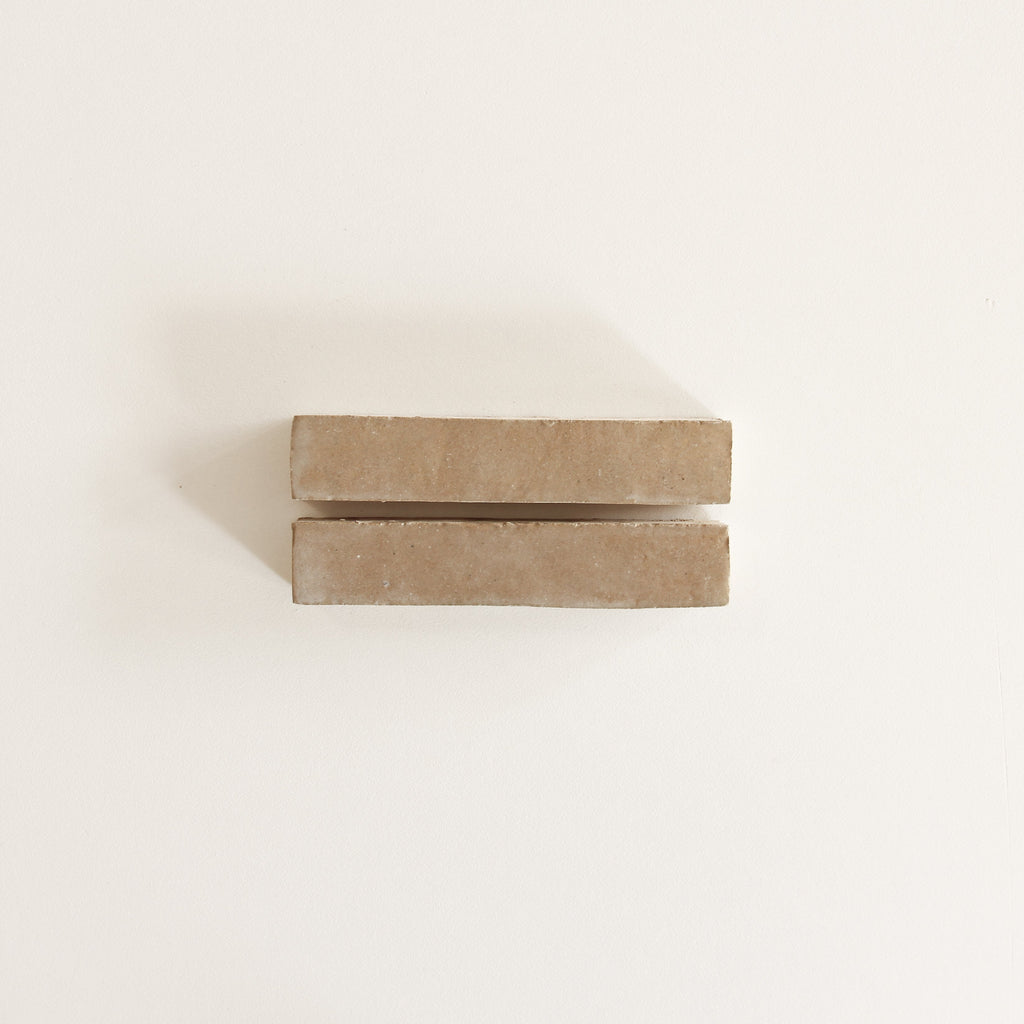 Moroccan Zellige Skinny Bejmat Latte by Tiles of Ezra