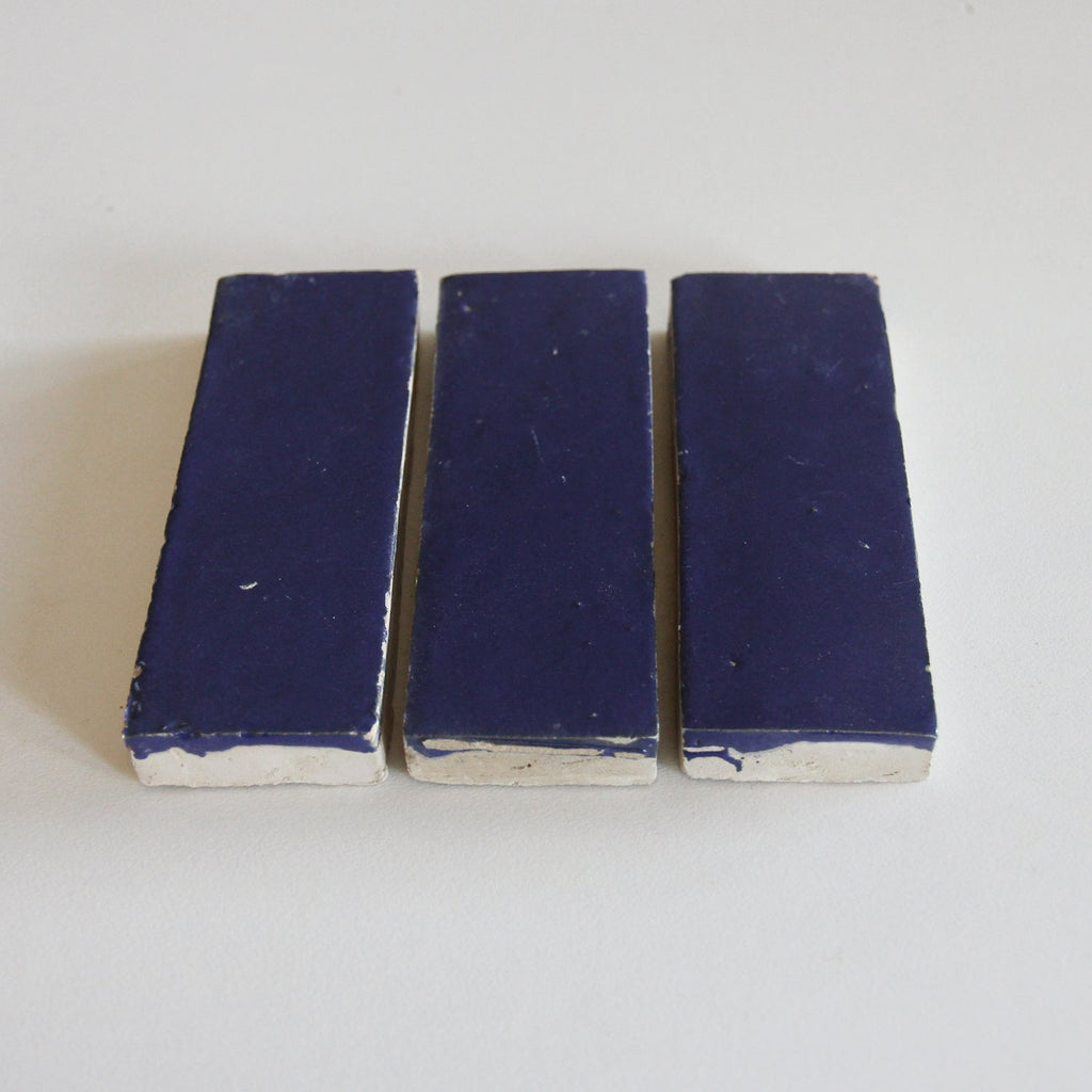 Moroccan Zellige Thin Bejmat Cobalt by Tiles of Ezra