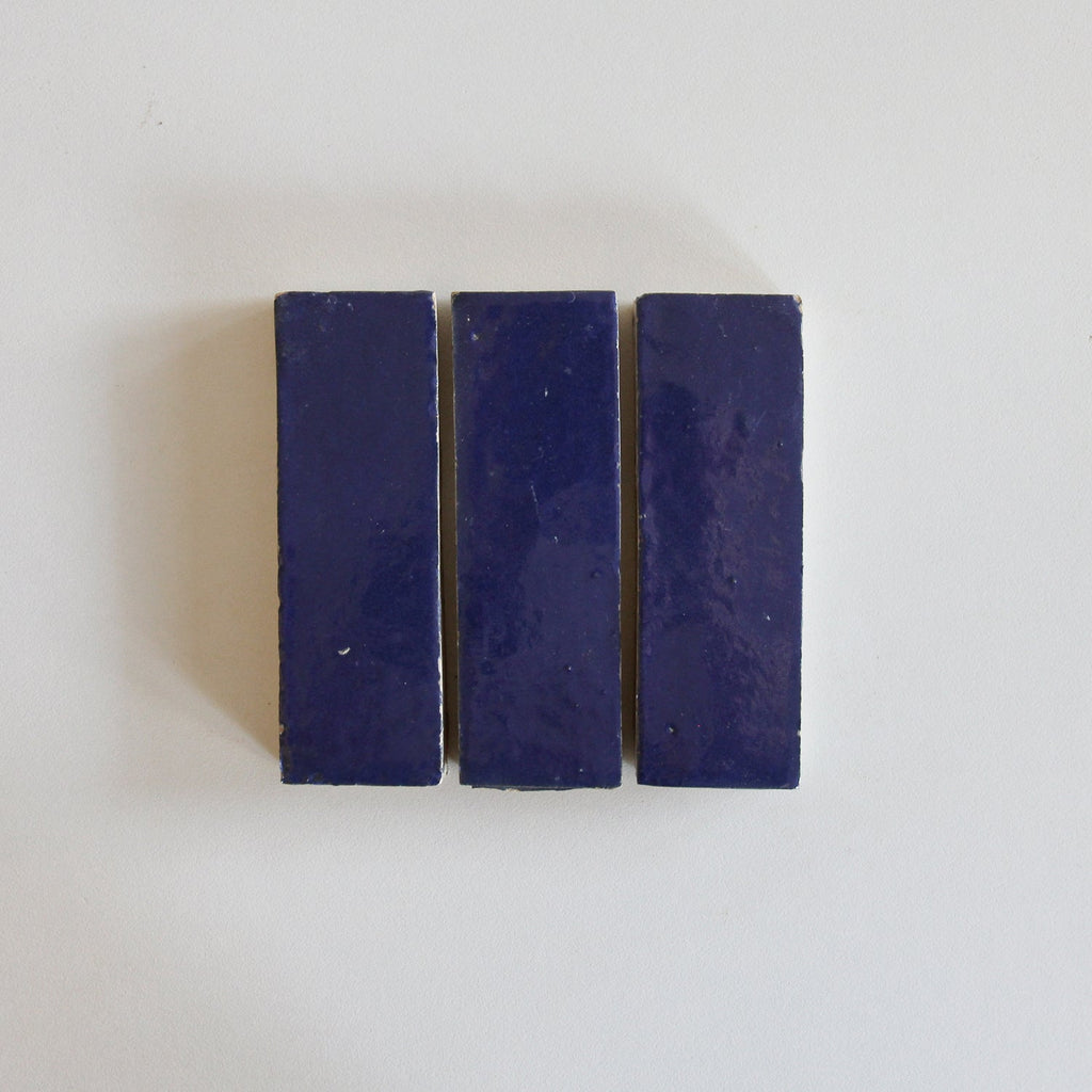 Moroccan Zellige Thin Bejmat Cobalt by Tiles of Ezra