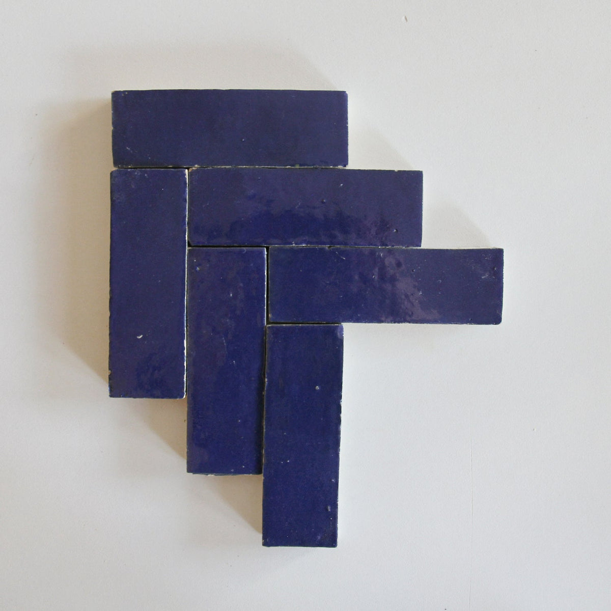 Moroccan Zellige Thin Bejmat Cobalt by Tiles of Ezra