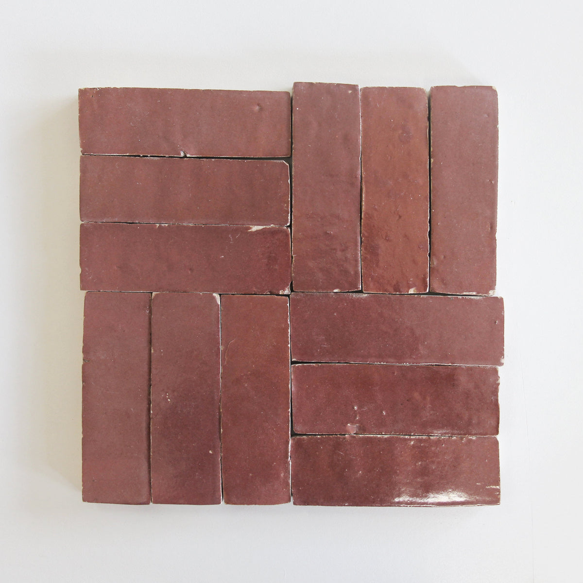 Moroccan Zellige Thin Bejmat Rust by Tiles of Ezra