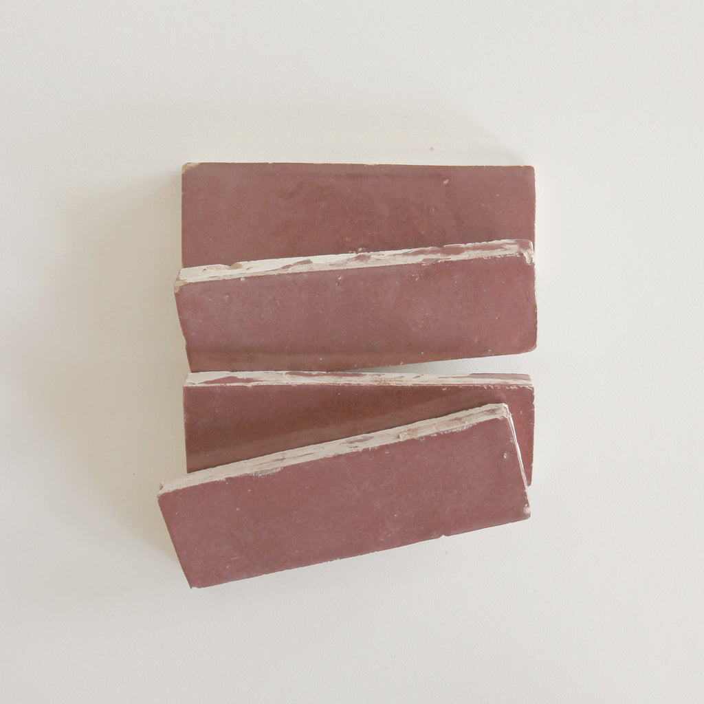 Moroccan Zellige Thin Bejmat Rust by Tiles of Ezra