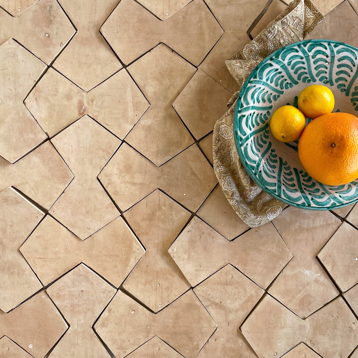 Moroccan Zellige Bow Clay by Tiles of Ezra