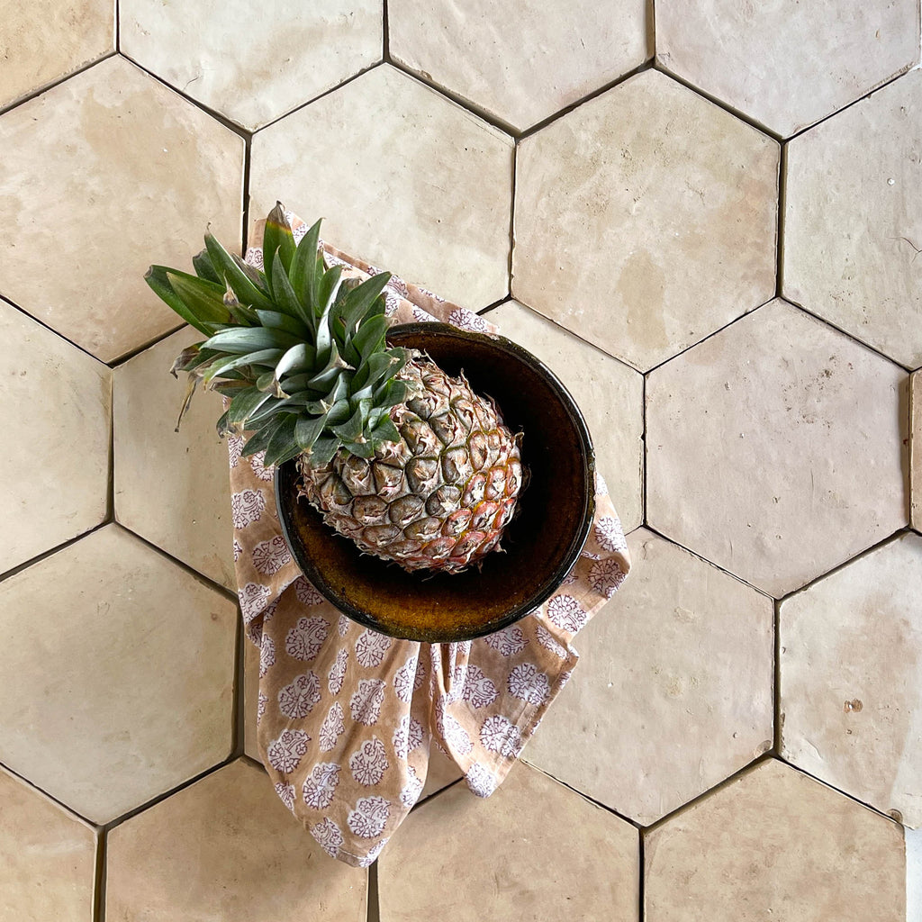 Moroccan Zellige Hexagon Clay by Tiles of Ezra