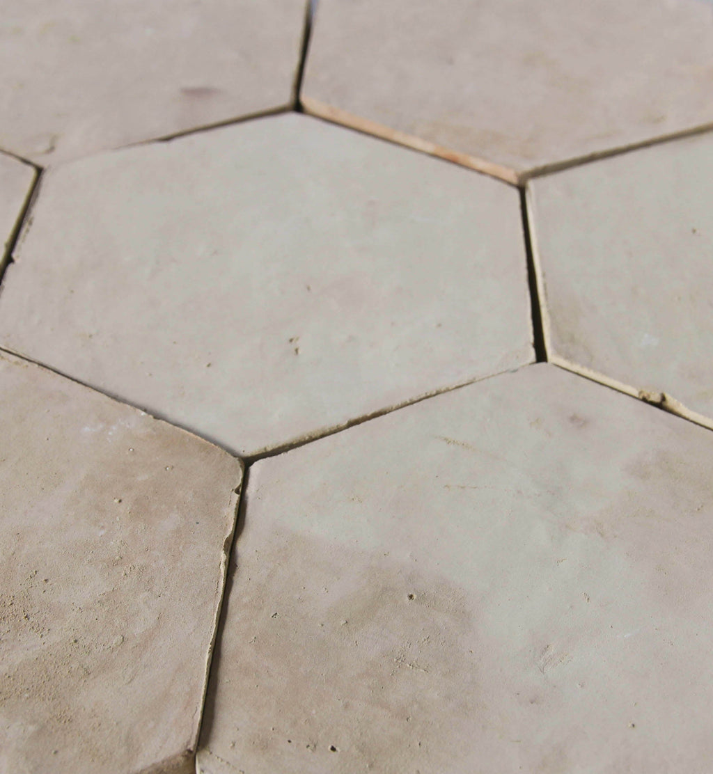 Moroccan Zellige Hexagon Clay by Tiles of Ezra