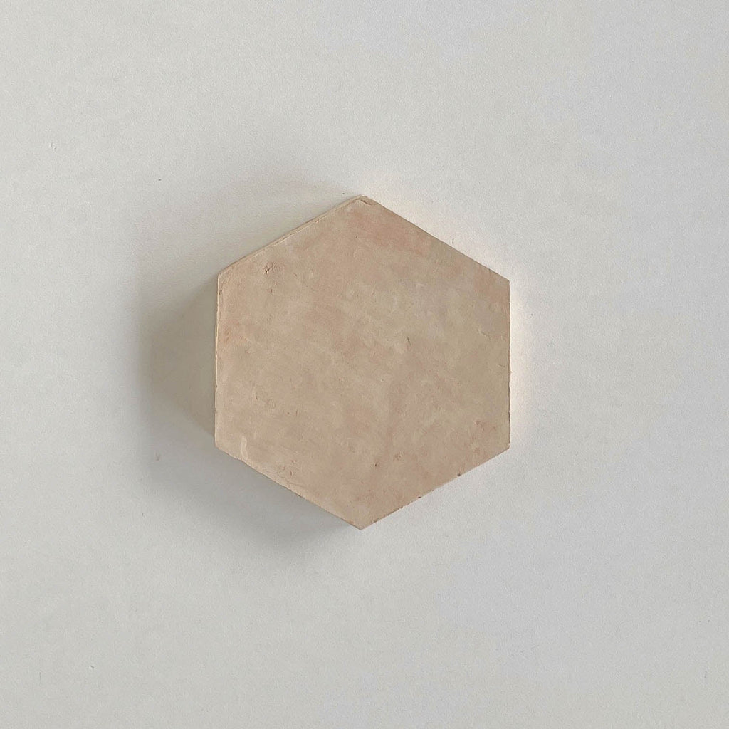 Moroccan Zellige Hexagon Clay by Tiles of Ezra