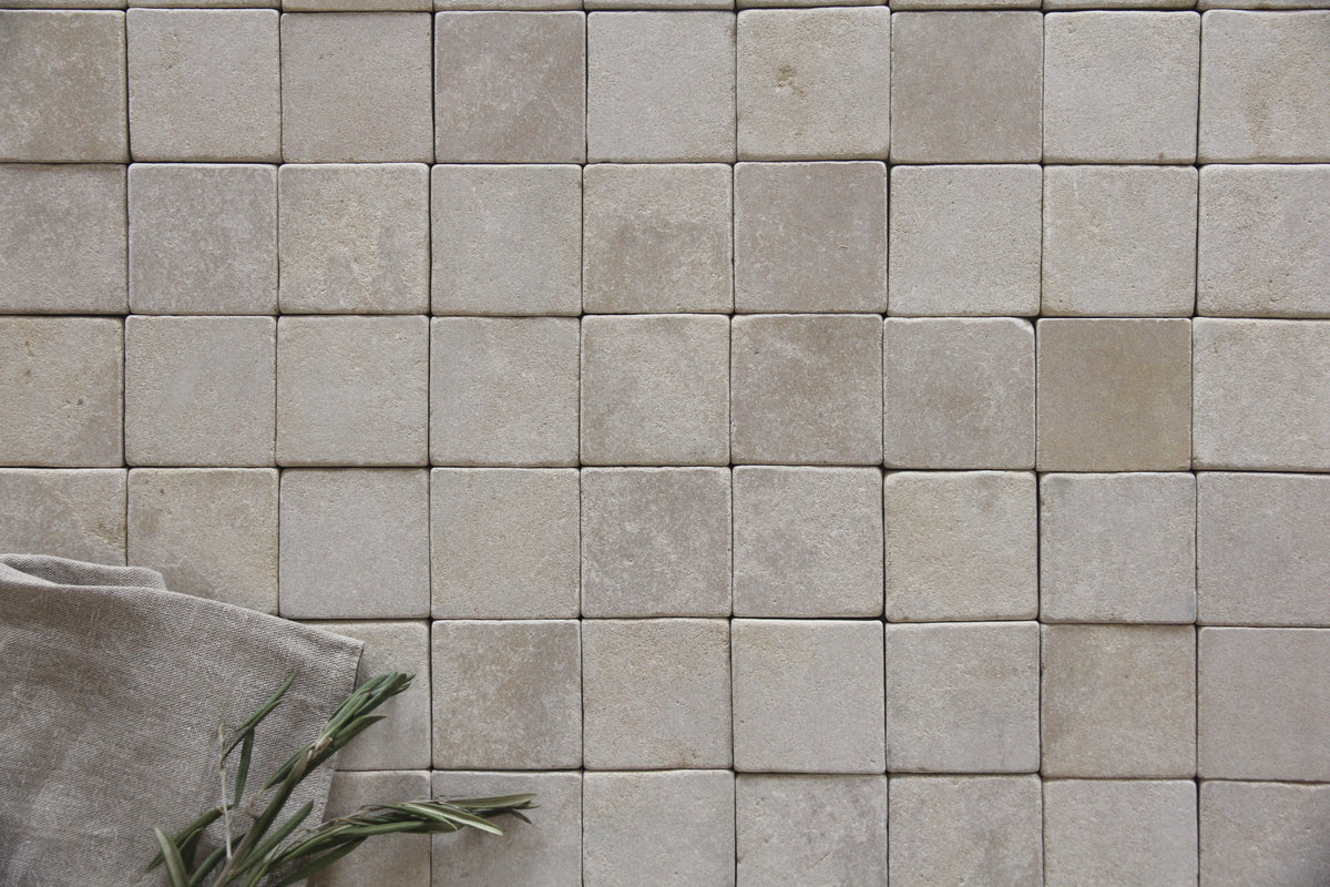 Moroccan Limestone Pebble Meknes by Tiles of Ezra