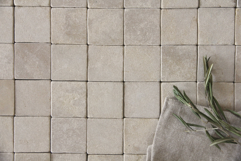 Moroccan Limestone Pebble Meknes by Tiles of Ezra