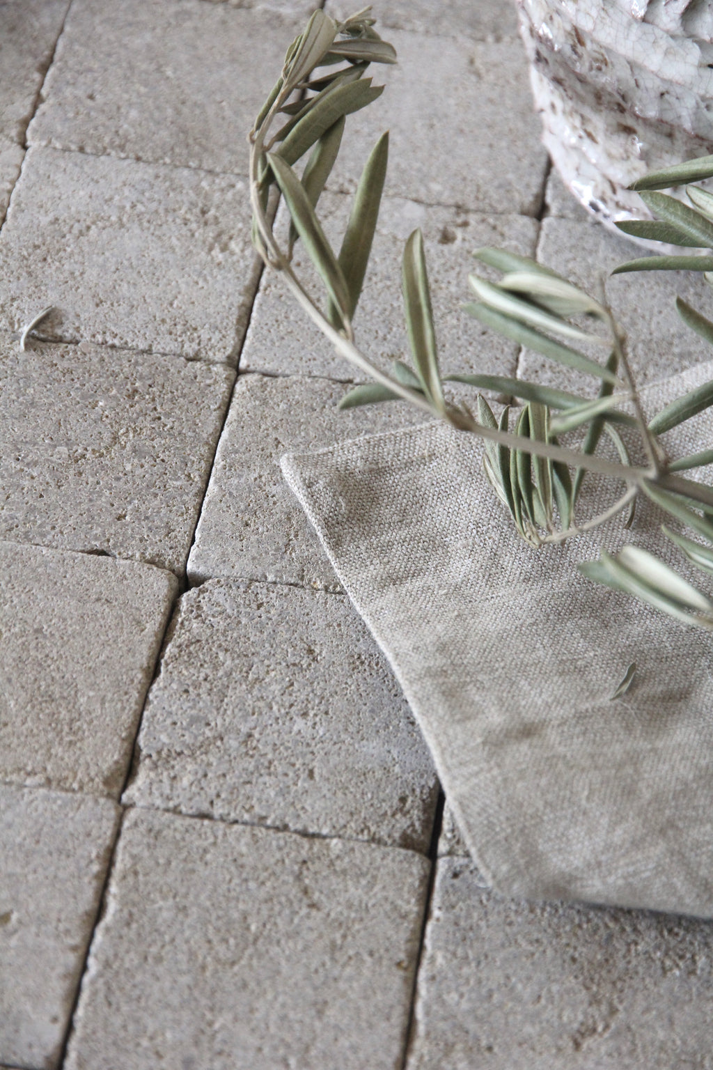 Moroccan Limestone Square Sahara by Tiles of Ezra