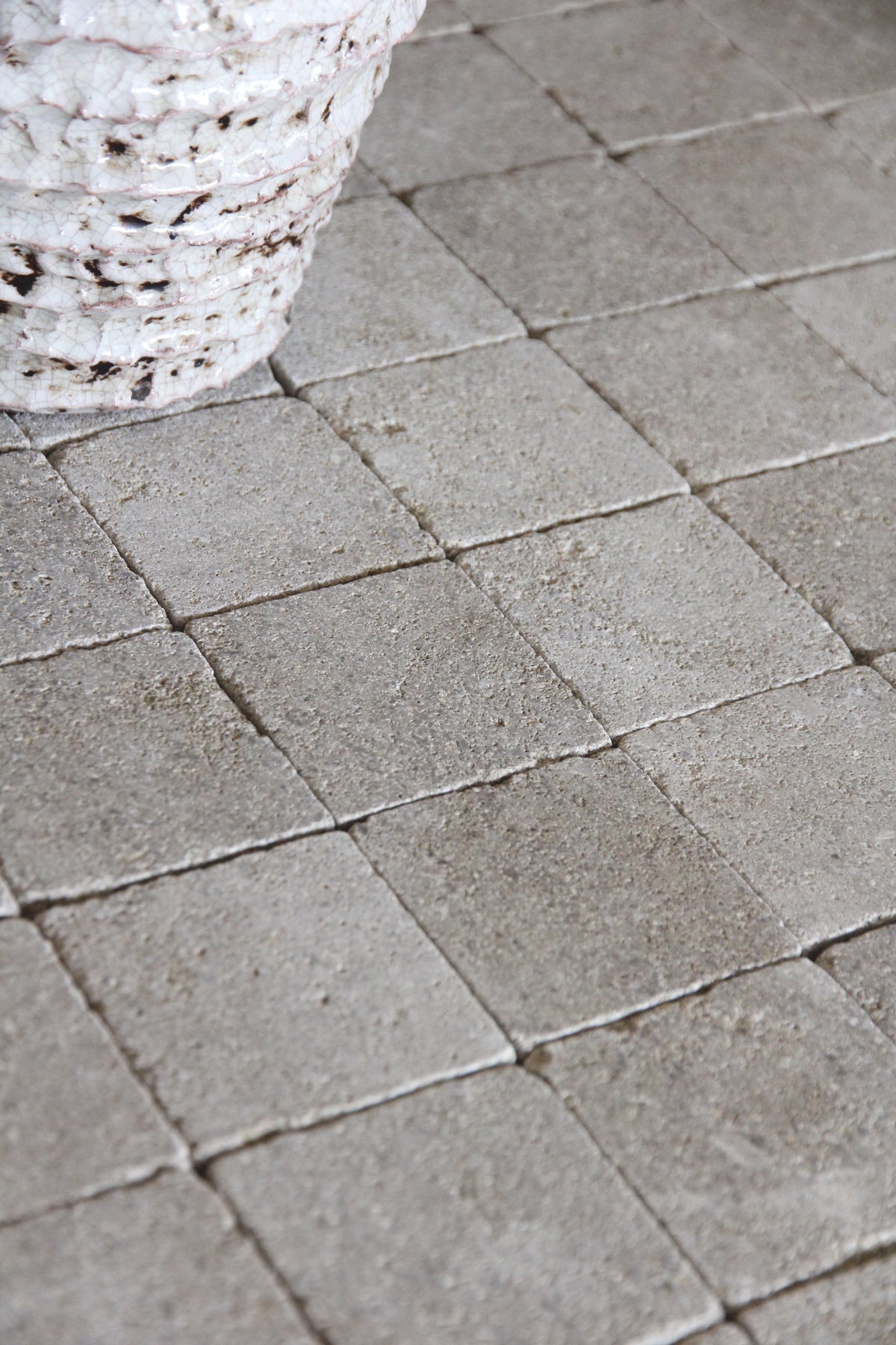 Moroccan Limestone Square Sahara by Tiles of Ezra