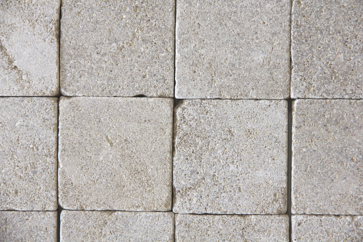 Moroccan Limestone Square Sahara by Tiles of Ezra