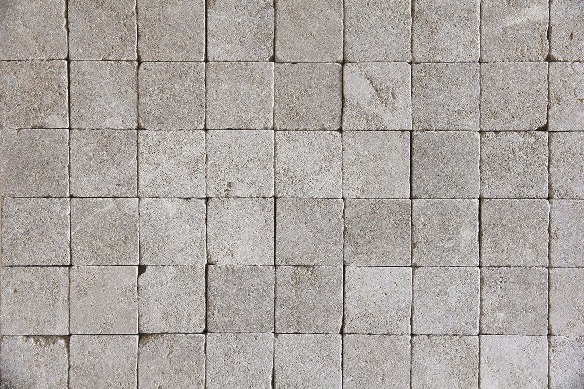 Moroccan Limestone Square Sahara by Tiles of Ezra