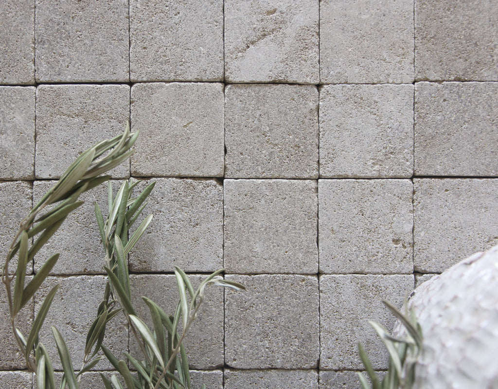 Moroccan Limestone Square Sahara by Tiles of Ezra