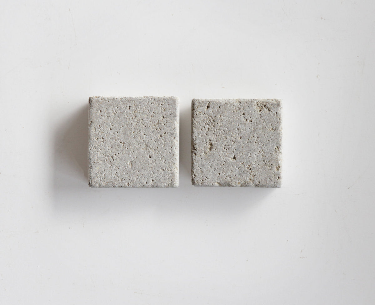 Moroccan Limestone Square Sahara by Tiles of Ezra