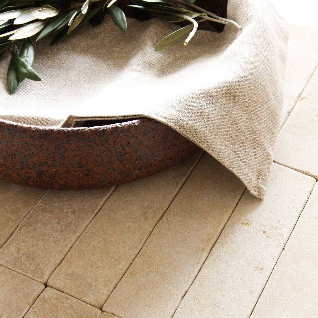 Moroccan Limestone Linear Meknes by Tiles of Ezra