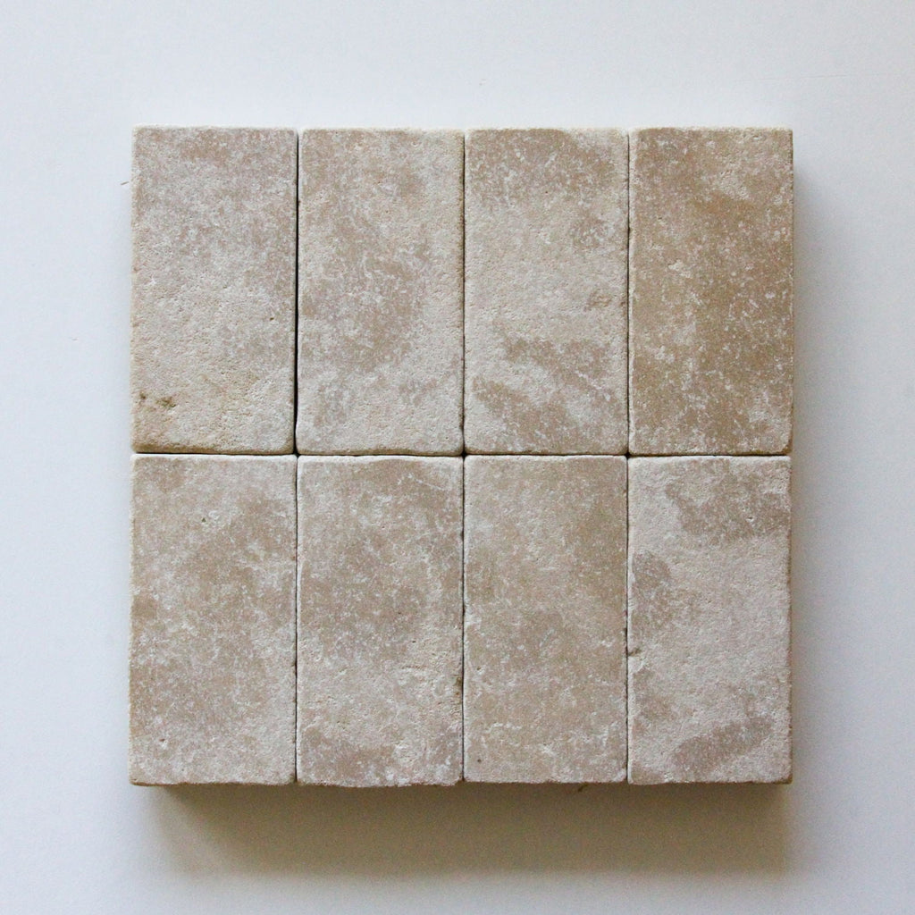 Moroccan Limestone Brick Meknes by Tiles of Ezra