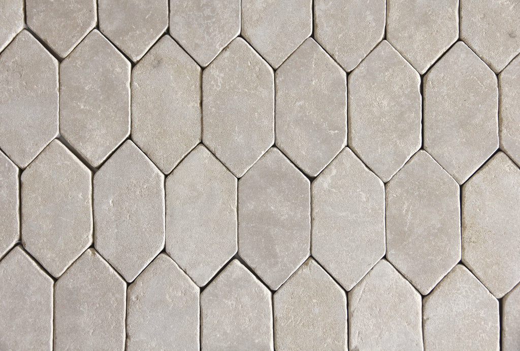 Moroccan Limestone Picket Meknes by Tiles of Ezra